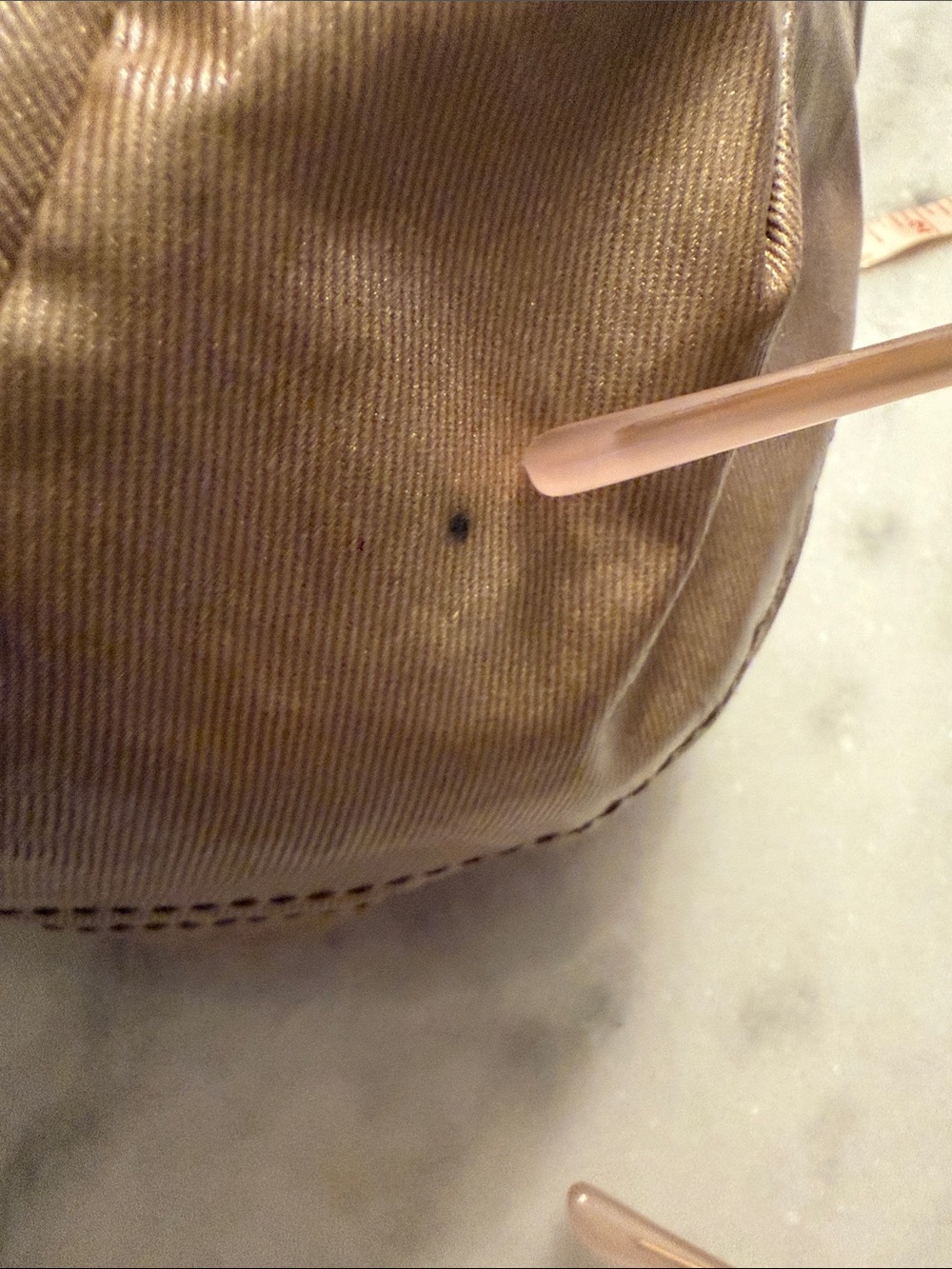 Tod’s coated canvas large shopper G-Bag in Champaign color - Picture 11 of 16